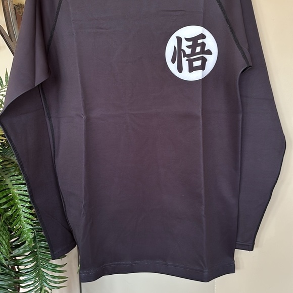 Brand New Nogi Black BJJ Rash Guard XMARTIAL Long Sleeved Men's Compression Top - Picture 4 of 13